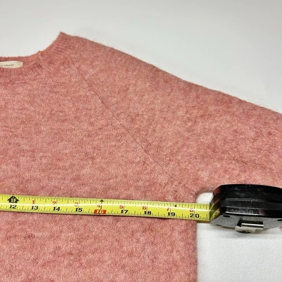 Sezane Louise Sweater Size Small Blush Pink Merino Wool Mohair Blend Luxury - Picture 9 of 10